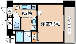 兵庫県神戸市中央区北長狭通8丁目【マンション】の間取り