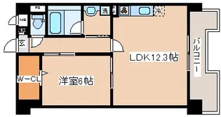 エル・イソベ三宮【7階】の間取り