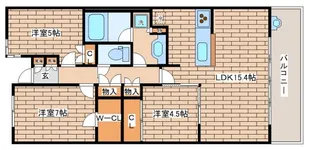 兵庫県神戸市中央区東川崎町1丁目【マンション】の間取り