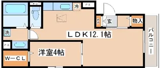 ディアコート住吉本町【2階】の間取り