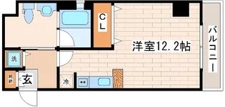 ヴォールゲファレン【2階】の間取り