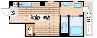 南本町リーフハイツ【2階】の間取り