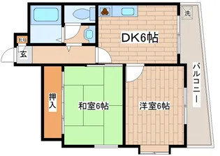 ダンディライオン御影北【2階】の間取り