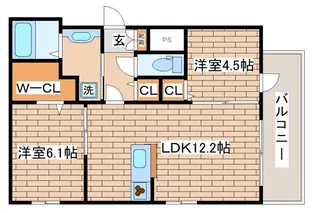 NTRエステート中山手通【2階】の間取り