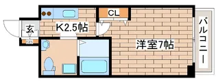 セレニテ神戸元町クレア【4階】の間取り