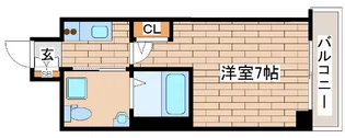 セレニテ神戸元町クレア【9階】の間取り