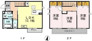 摂州打出住の間取り