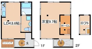 兵庫県神戸市東灘区岡本3丁目【一戸建】の間取り