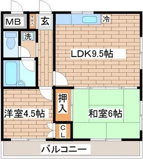 シーサイドヴィラヒラノ【501号室】の間取り