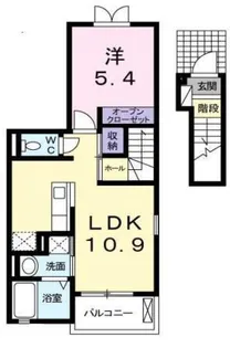 グレイス大町【2階】の間取り