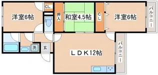 ハイツポールベール【303号室】の間取り