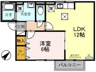 グリチネ【1階】の間取り