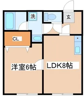 サニーパレス五色山【1階】の間取り