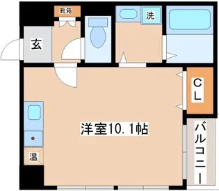 アベール・クガ【303号室】の間取り