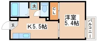中津ハイツ【108号室】の間取り