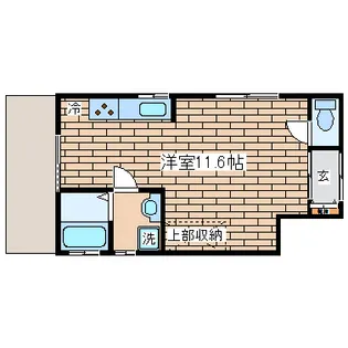 LKコート【1F号室】の間取り