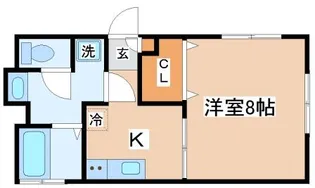 サンマリン五色山【102号室】の間取り