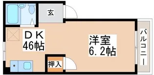 MJハイツ塩屋【301号室】の間取り