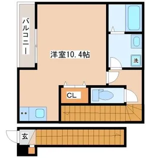 ジーメゾン塩屋【2階】の間取り