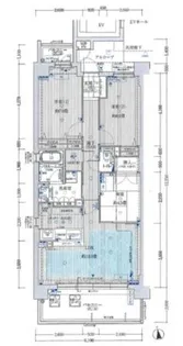 ワコーレ舞子海岸通【401号室】の間取り