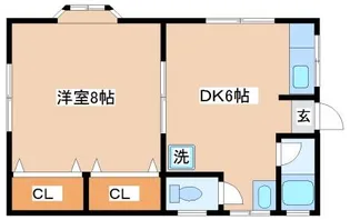 GRANPIA COURT塩屋II【201号室】の間取り