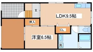 サンマリン王居殿【1階号室】の間取り
