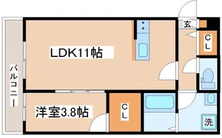 ジーメゾン垂水イースト1【1階】の間取り