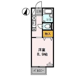 ブリュンヒルト【1階】の間取り