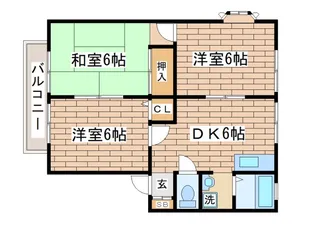 サンビレッジ須磨【F201号室】の間取り