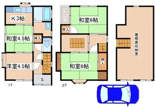兵庫県神戸市須磨区離宮前町1丁目【一戸建】の間取り