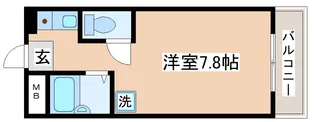 サニーパレス白川台【5階】の間取り