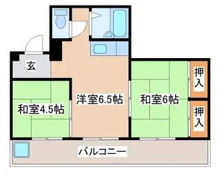 エスポワール板宿【402号室】の間取り