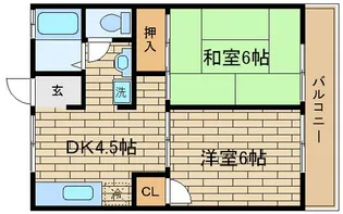 ピアン広町【1階】の間取り
