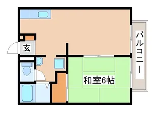 須磨ガーデンハイツ【202号室】の間取り
