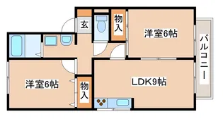 パークレット【2階】の間取り