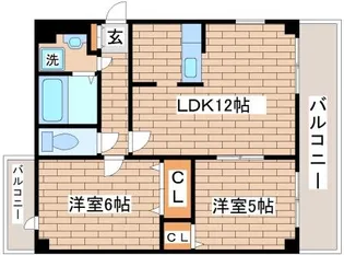 トアピエス須磨【7階】の間取り