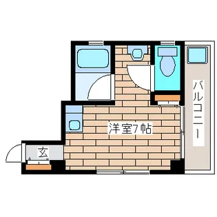 SHIPS BLD【502号室】の間取り