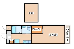 ワコーレヴィアノ須磨関守【2階】の間取り