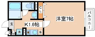 セジュール西代2【2階】の間取り