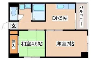 ル・トワ・ノワール【2階】の間取り
