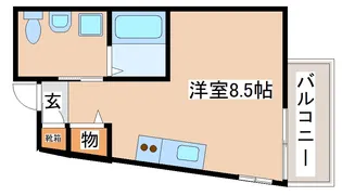 Giulia須磨浦Ⅰ【-201号室】の間取り