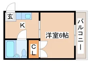 グリーンハイツ【1階】の間取り