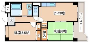 エスポワールダイエイ【3階】の間取り
