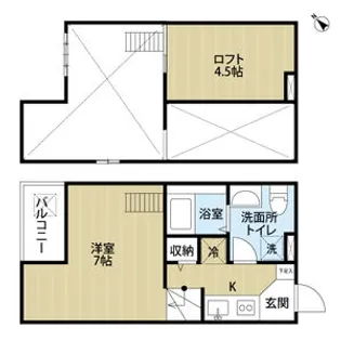 Luna Piena【2階】の間取り