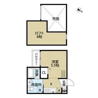 CUBE【2階】の間取り