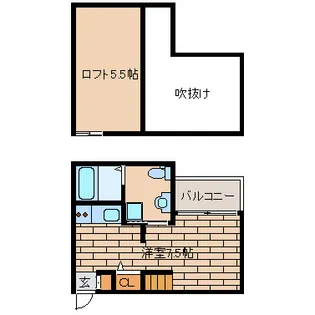 CUBE【202号室】の間取り