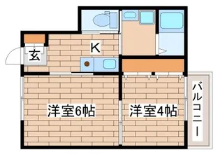 プリシィエイト【1階】の間取り