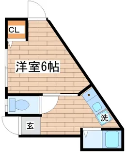 マウンテンハウスI【102号室】の間取り