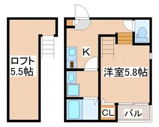 ハーモニーテラス本庄町【1階】の間取り