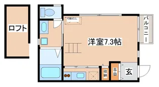 KARIN御蔵通【2階】の間取り